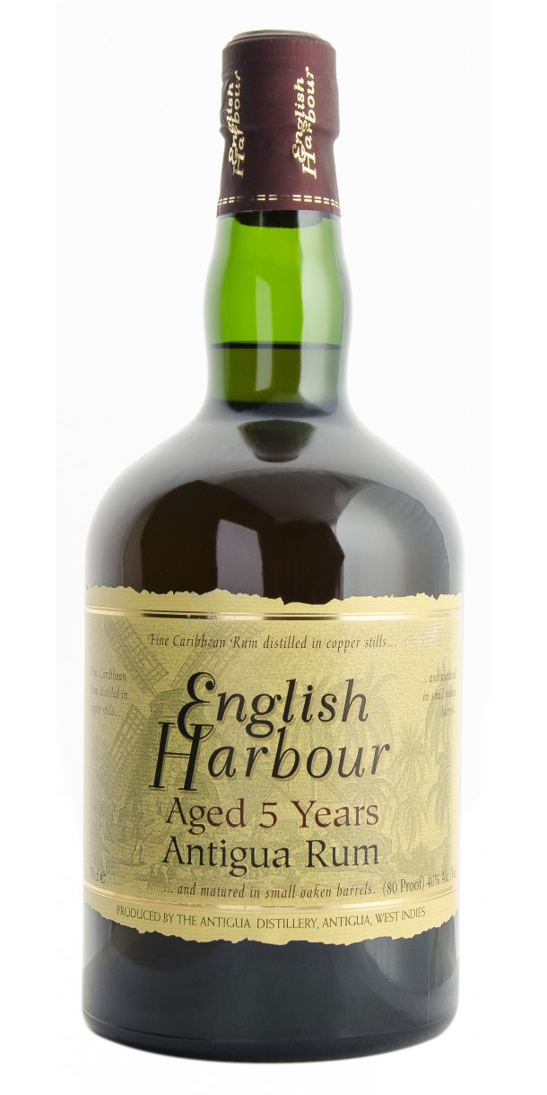 English Harbour 5 Years Old Rum Antigua Destillery 40 Antigua